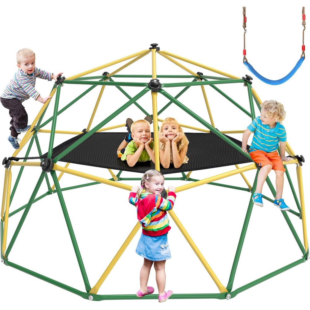 Kids Outdoor Hammock - 10T Climbing Dome with Hammock for