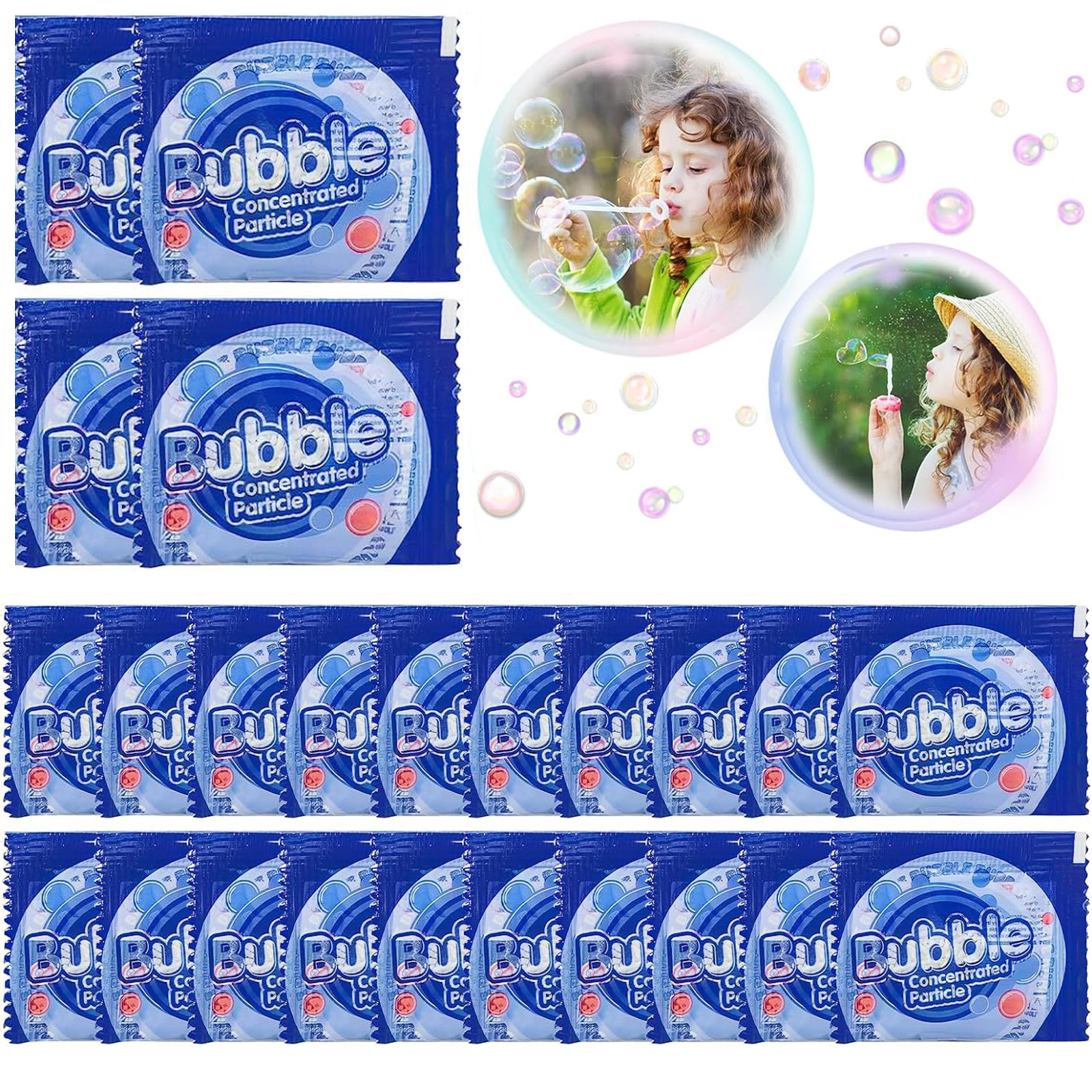 Bubble Sword Wand - 20/40 pack Concentrated Bubble Solution Refill,