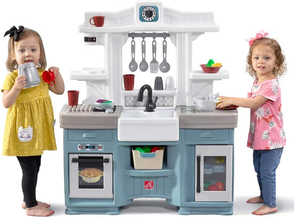 Kids Outdoor Kitchen Set - Timeless Trends Kids Kitchen Playset, Indoor/Outdoor