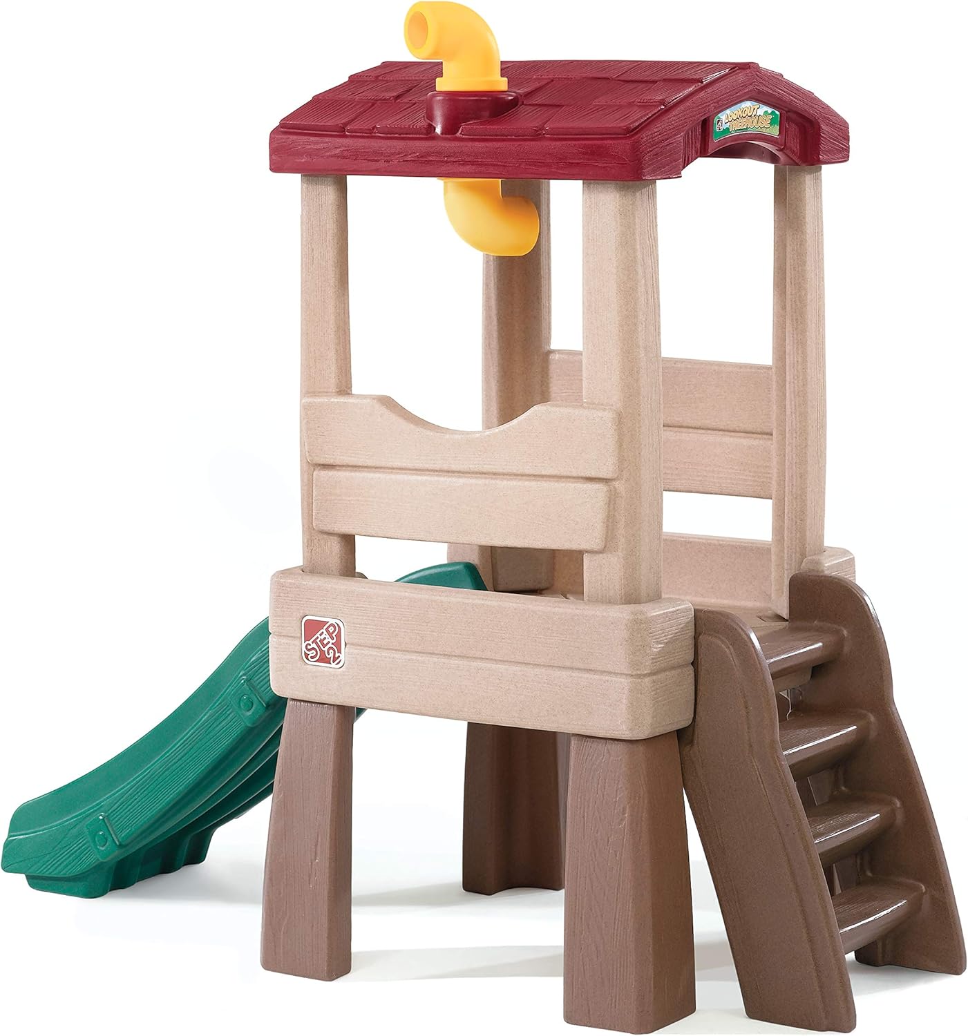 Kids Outdoor Treehouse - Play Naturally Playful Lookout Treehouse, Kids
