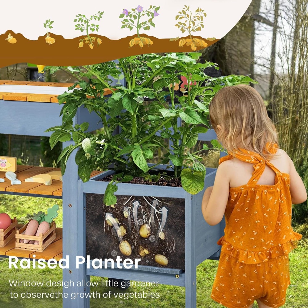 Kids Outdoor Kitchen Set - US Shipping Mud Kitchen for Kids
