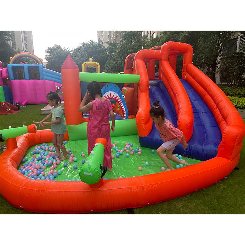Kids Outdoor House - Inflatable Castle Inflatable Water Climbing Swimming