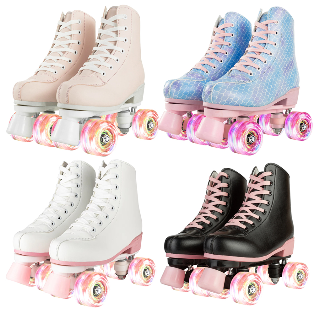 Kids Outdoor Quad - Quad Roller Skates Size 32-40 Adult