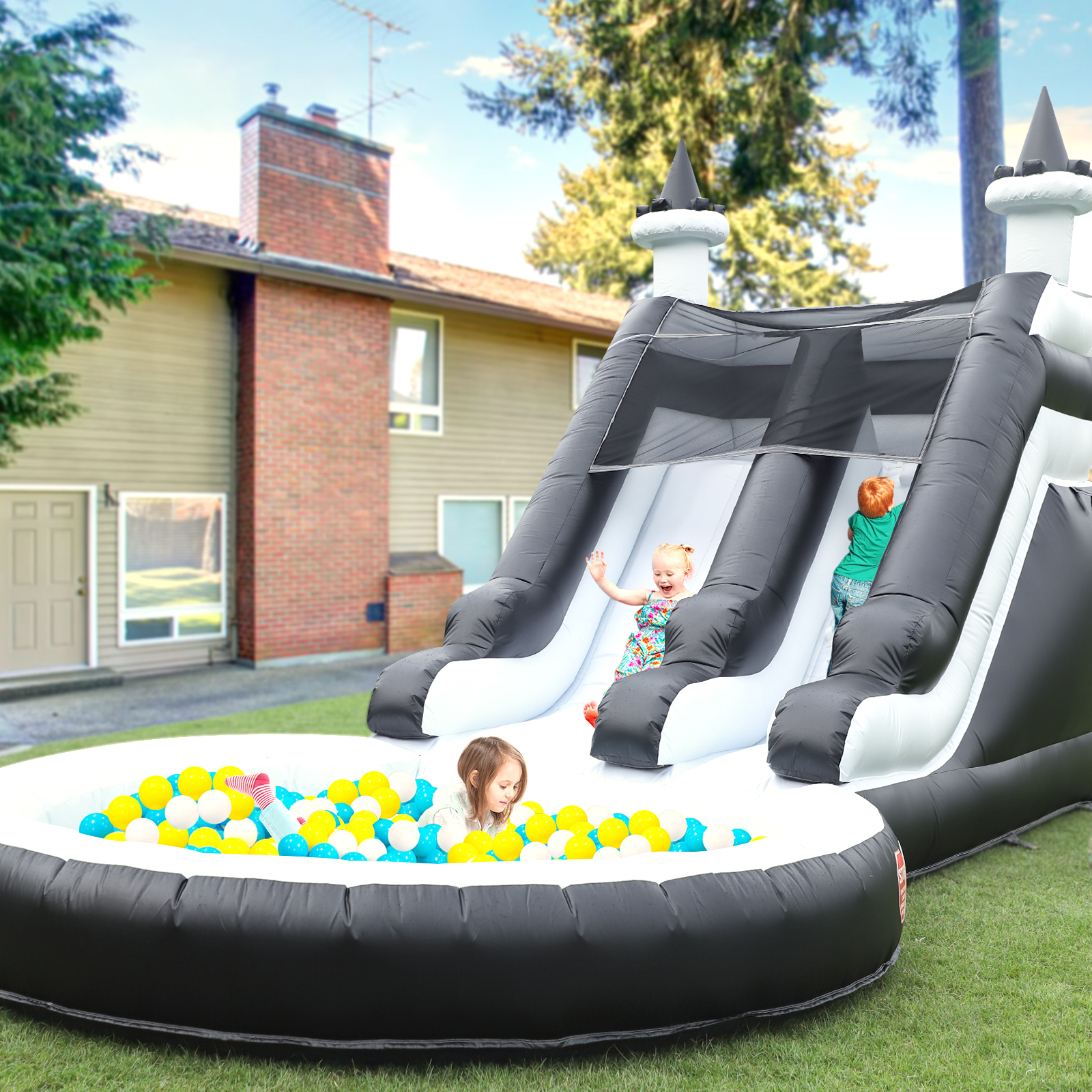 Kids Outdoor House - 100% PVC Commerci 24ft Inflatable Bounce