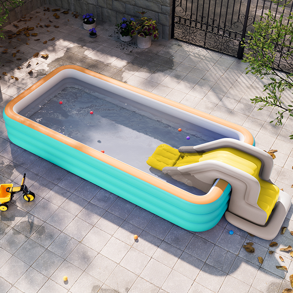 Inflatable Water Slide Compact - Kids Outdoor Water Slide recension och pris