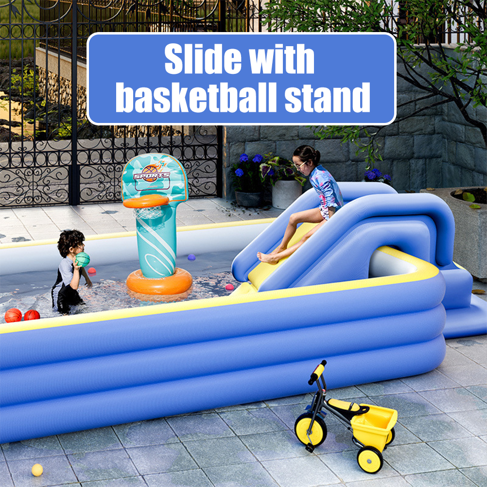 Inflatable Water Slide Compact - Kids Outdoor Water Slide recension och pris