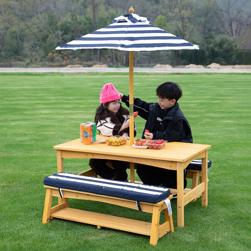 Manufactory Kids Outdoor Loung - Kids Outdoor Table And Chairs With Umbrella recension och pris