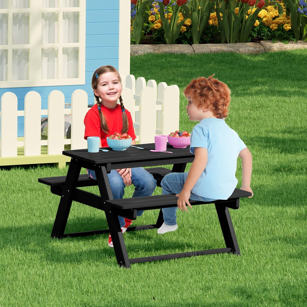 Kids Picnic Table, HDPE All We - Kids Outdoor Lawn Chair recension och pris