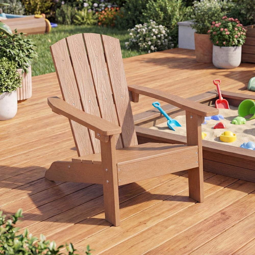 Kids Adirondack Chair, AllWeat - Kids Outdoor Lawn Chair recension och pris