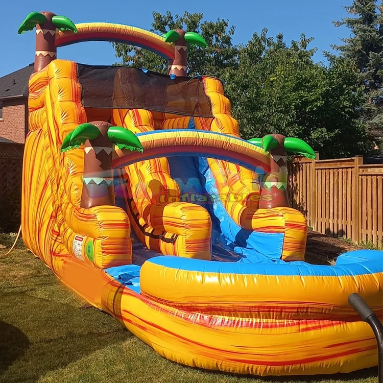 Commercial palm tree inflatabl - Kids Outdoor Treehouse recension och pris