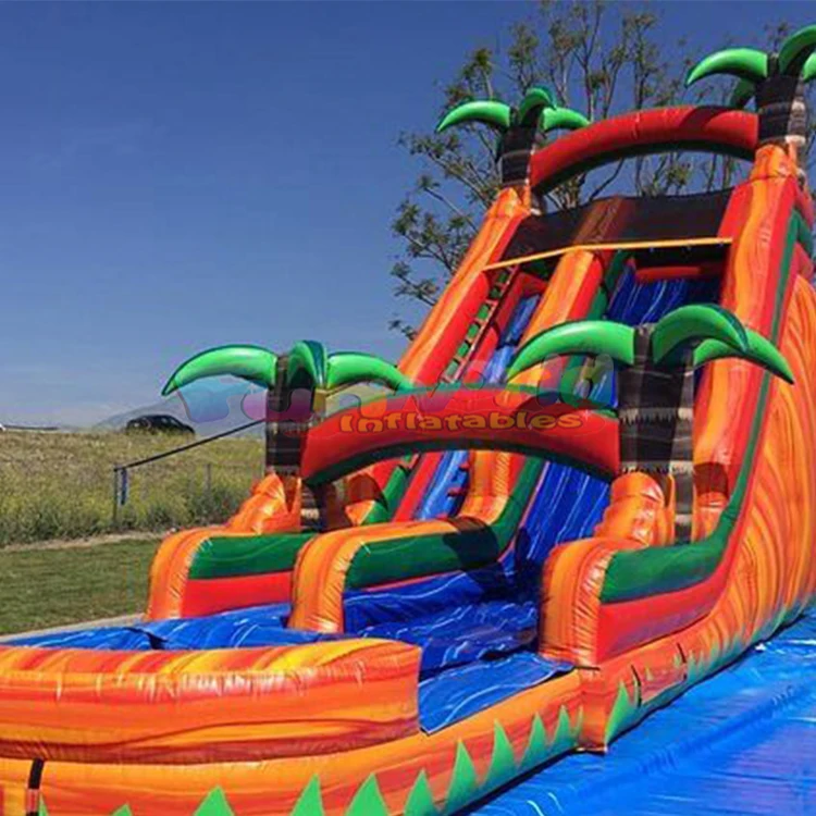 Commercial palm tree inflatabl - Kids Outdoor Treehouse recension och pris