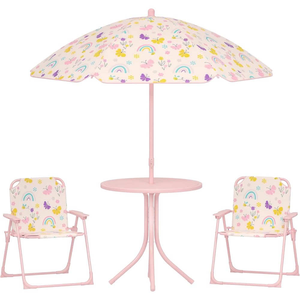 Outdoor Kids Picnic Table and  - Kids Outdoor Table And Chairs With Umbrella recension och pris