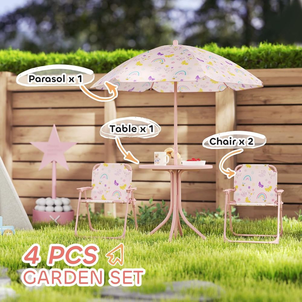 Outdoor Kids Picnic Table and  - Kids Outdoor Table And Chairs With Umbrella recension och pris