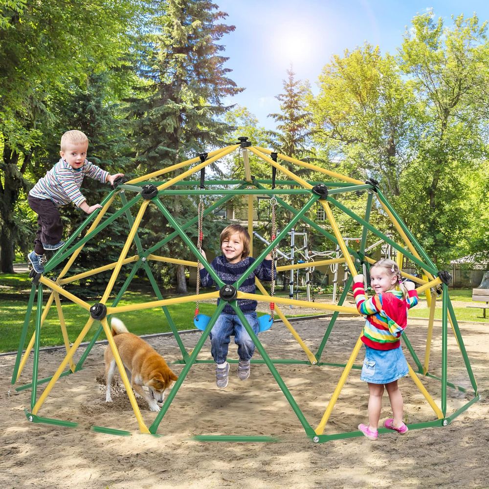10T Climbing Dome with Hammock - Kids Outdoor Hammock recension och pris