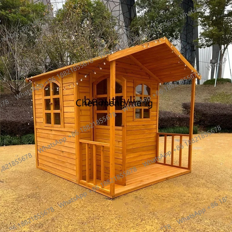Wooden Kids Play House Large O - Kids Outdoor Treehouse recension och pris