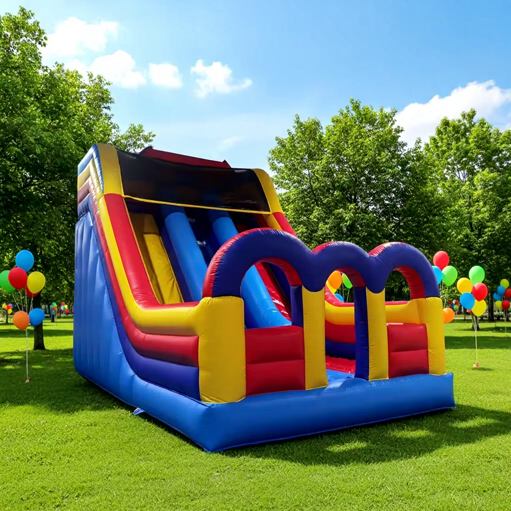 Hot Selling Inflatable PVC Bou - Kids Outdoor Water Slide recension och pris
