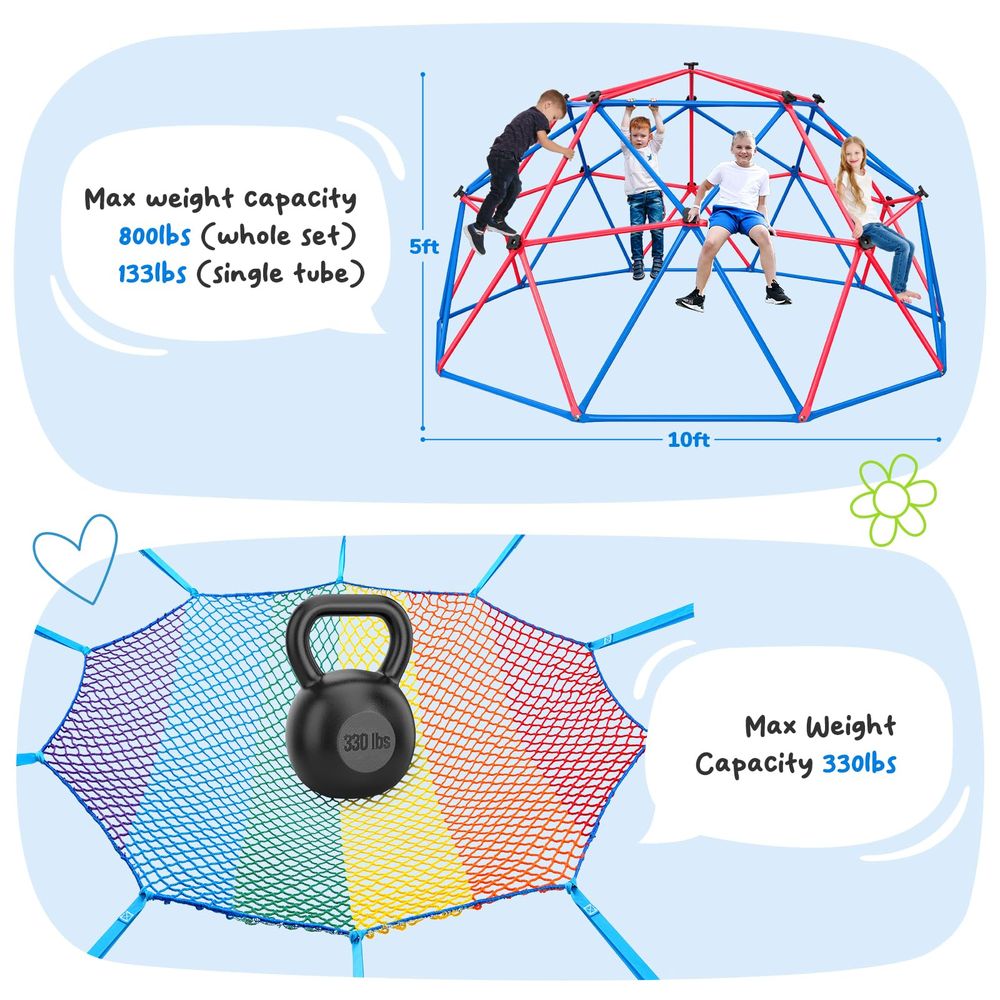 Climbing Dome with Climbing Ca - Kids Outdoor Hammock recension och pris