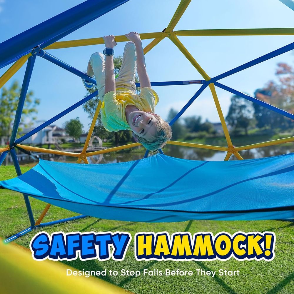 10T Climbing Dome with Hammock - Kids Outdoor Hammock recension och pris