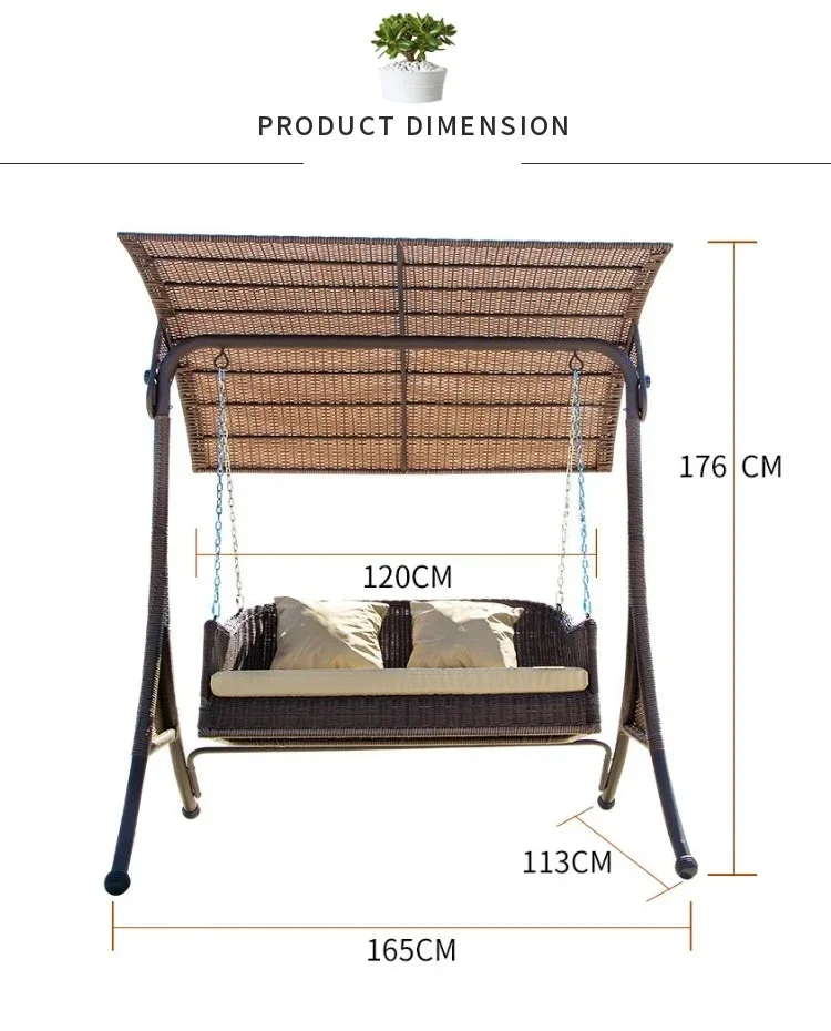 Hot sale2-Person Garden Rattan - Kids Outdoor Lawn Chair recension och pris