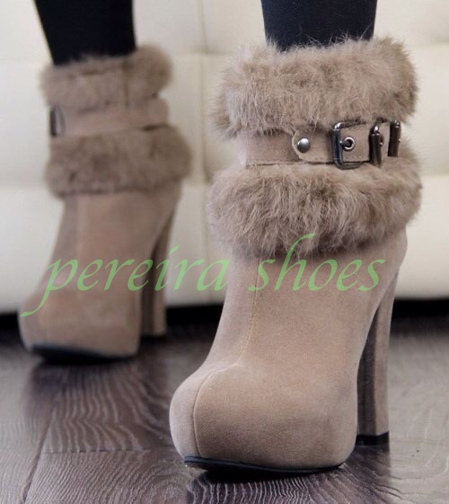 Lady Suede Fur Warm Winter Ank - Kids Outdoor Boots recension och pris