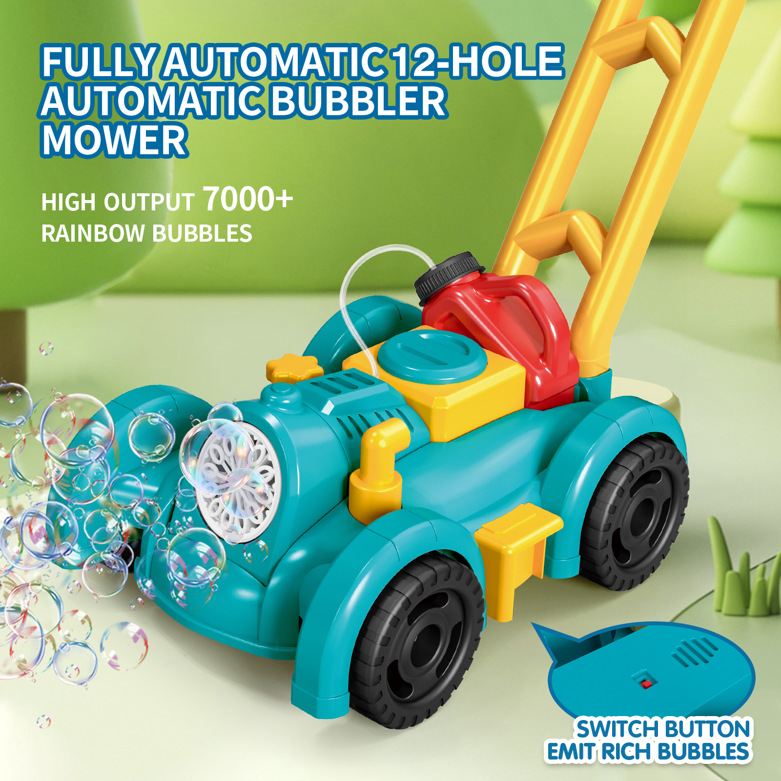 Fully Automatic Bubble Lawn Mo - Kids Outdoor Lawn Mower recension och pris
