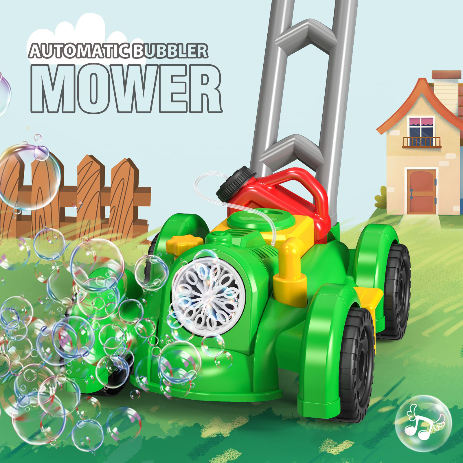 Fully Automatic Bubble Lawn Mo - Kids Outdoor Lawn Mower recension och pris