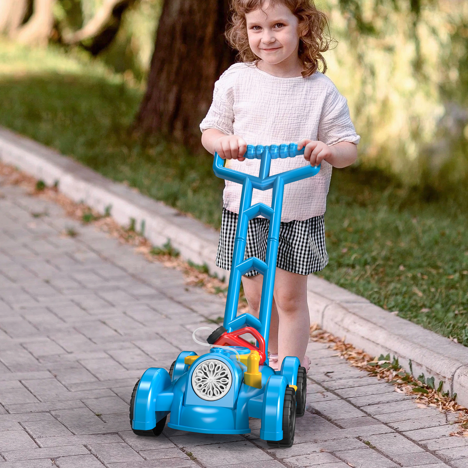 Fully Automatic Bubble Lawn Mo - Kids Outdoor Lawn Mower recension och pris
