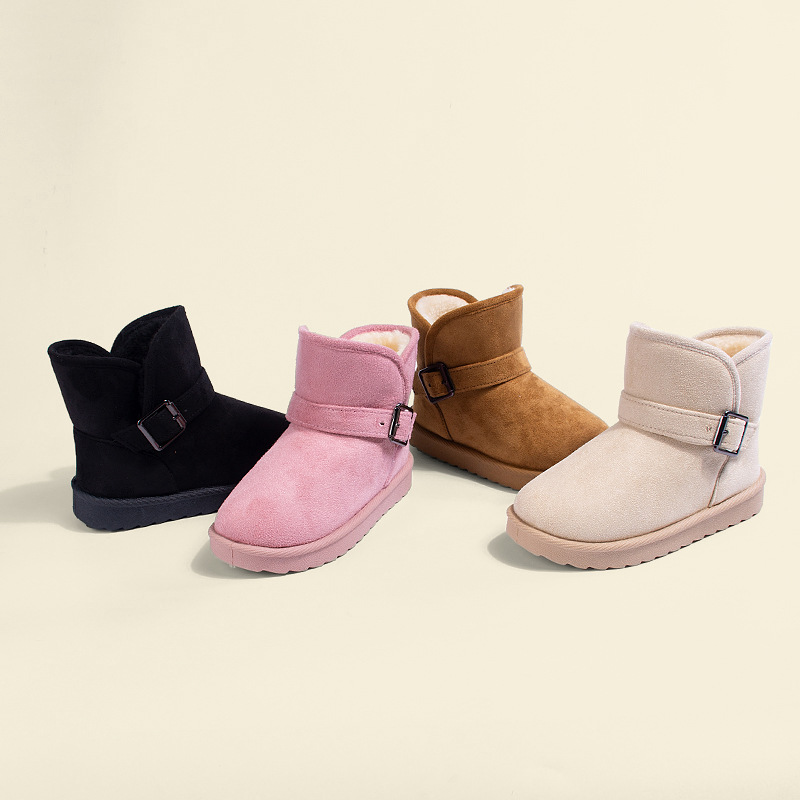 Adorable Fuzzy Lined  Solid Sn - Kids Outdoor Boots recension och pris