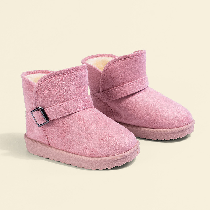 Adorable Fuzzy Lined  Solid Sn - Kids Outdoor Boots recension och pris