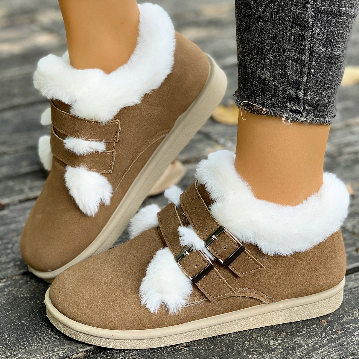 Winter Warm New Women Slip on  - Kids Outdoor Boots recension och pris