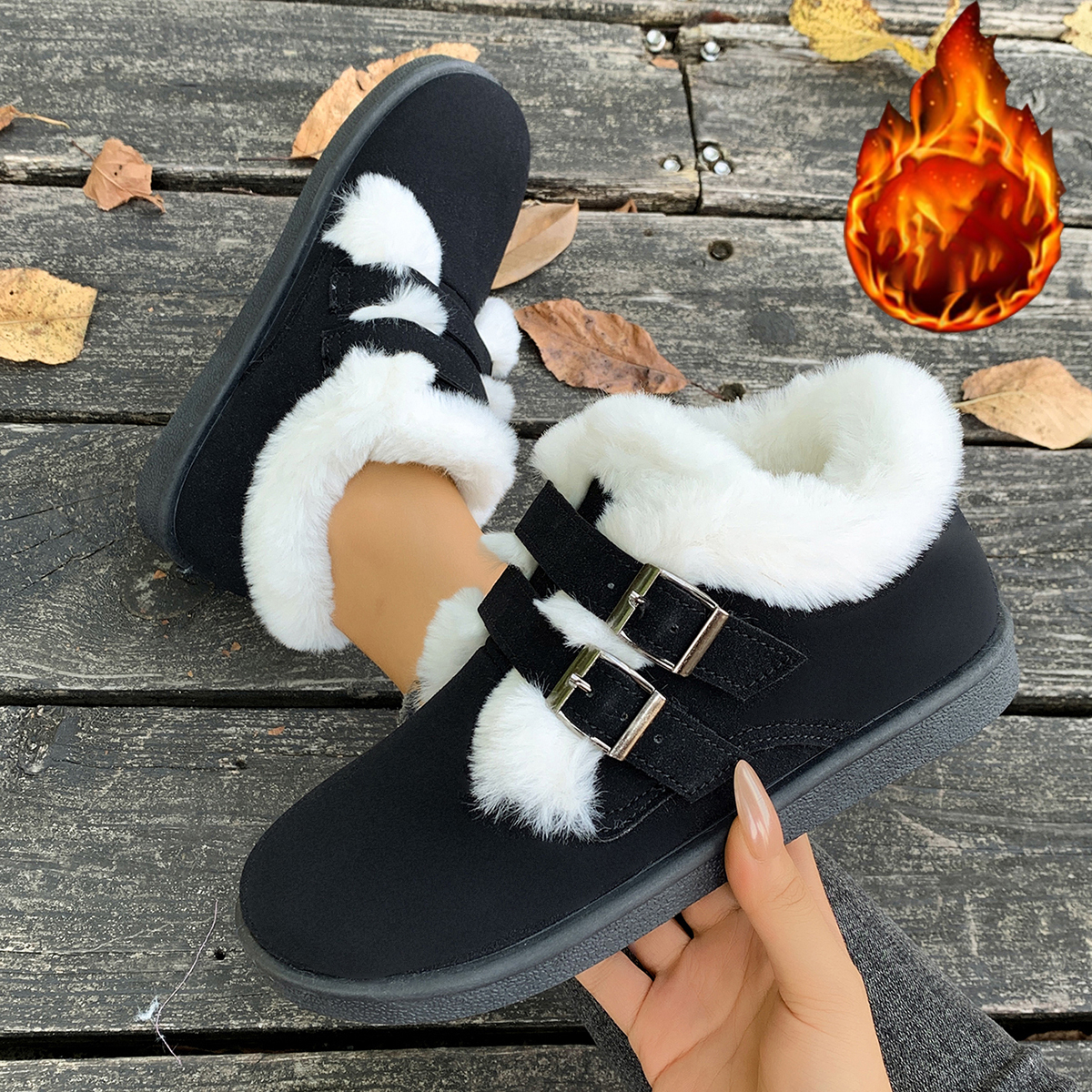 Winter Warm New Women Slip on  - Kids Outdoor Boots recension och pris