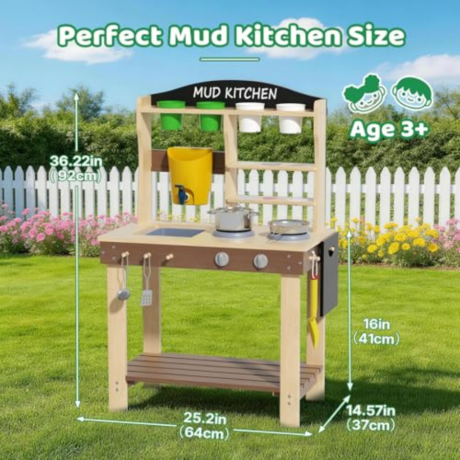 Outdoor mud kitchen for kids:  - Kids Outdoor Kitchen Set recension och pris