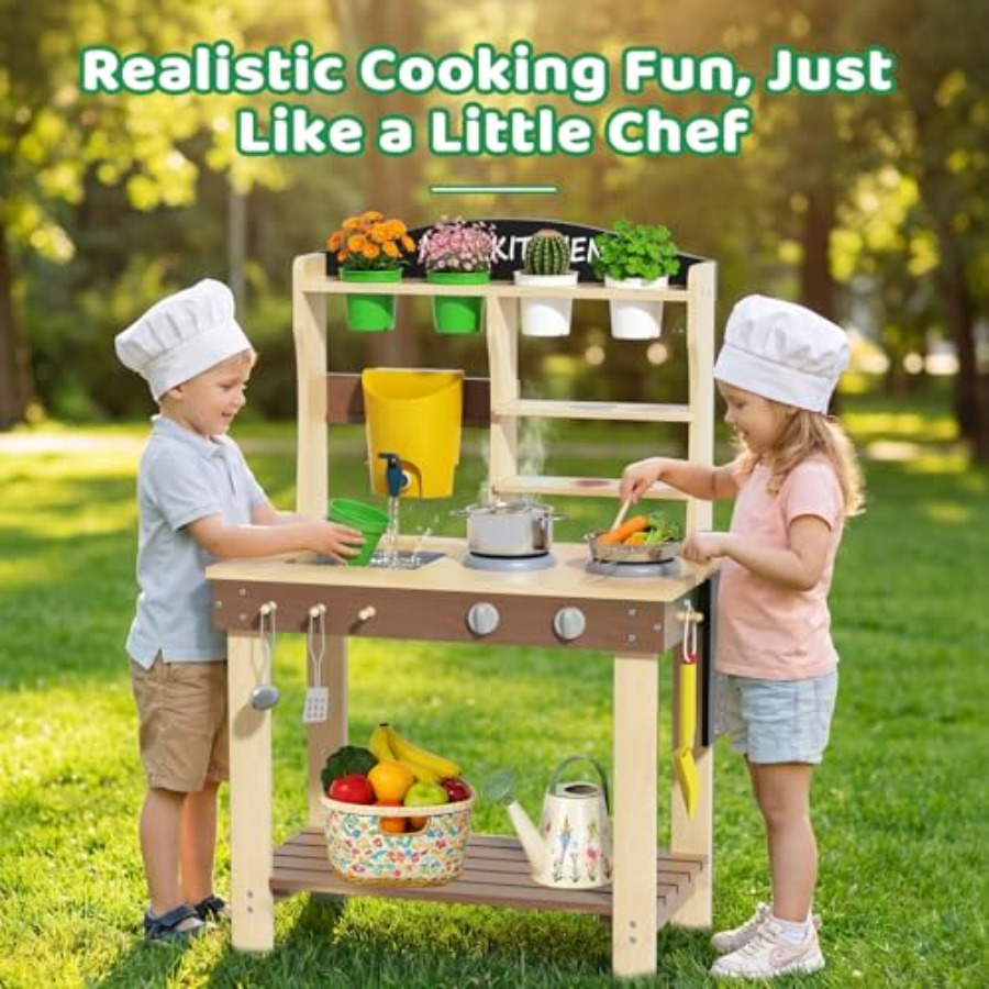 Outdoor mud kitchen for kids:  - Kids Outdoor Kitchen Set recension och pris