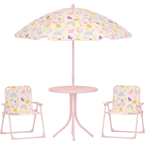 Kids Picnic Table and Chair Se - Kids Outdoor Table And Chairs With Umbrella recension och pris