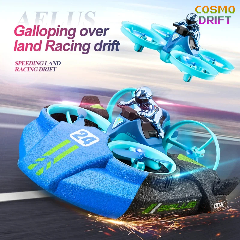 3-in-1 Land Air Sea RC Aircraf - Kids Outdoor Quad recension och pris