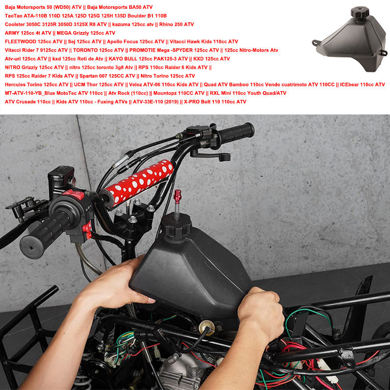 Gas Fuel Petrol Tank For 50cc  - Kids Outdoor Quad recension och pris