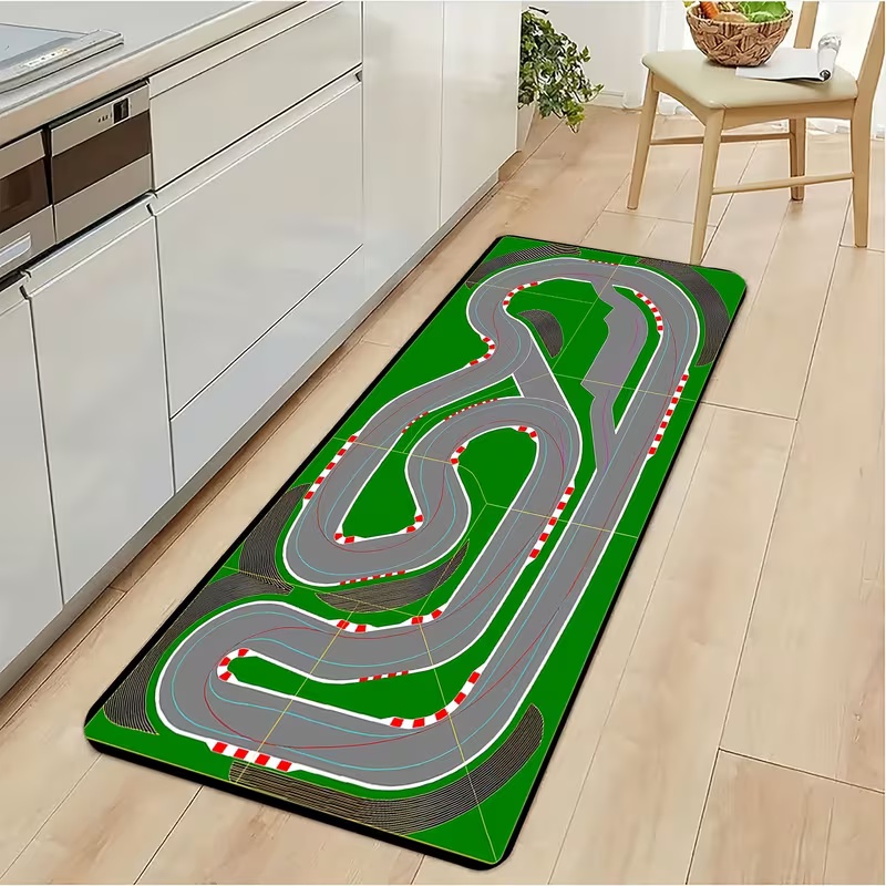 3D Racing Track Play Mat Color - Kids Outdoor Treehouse recension och pris