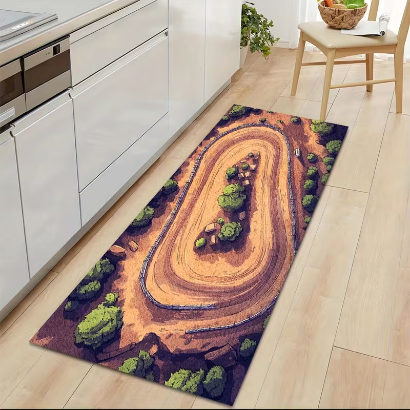 3D Racing Track Play Mat Color - Kids Outdoor Treehouse recension och pris