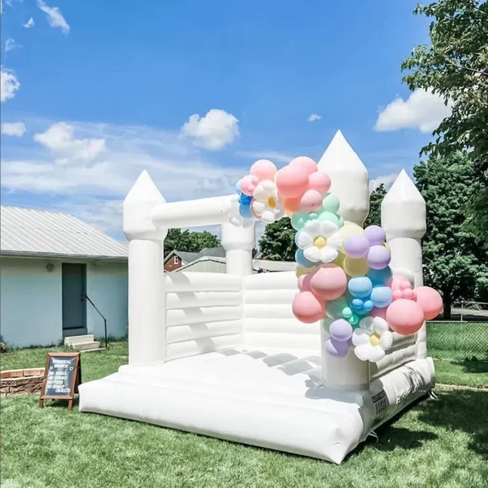 White Inflatable Bounce House  - Kids Outdoor House recension och pris
