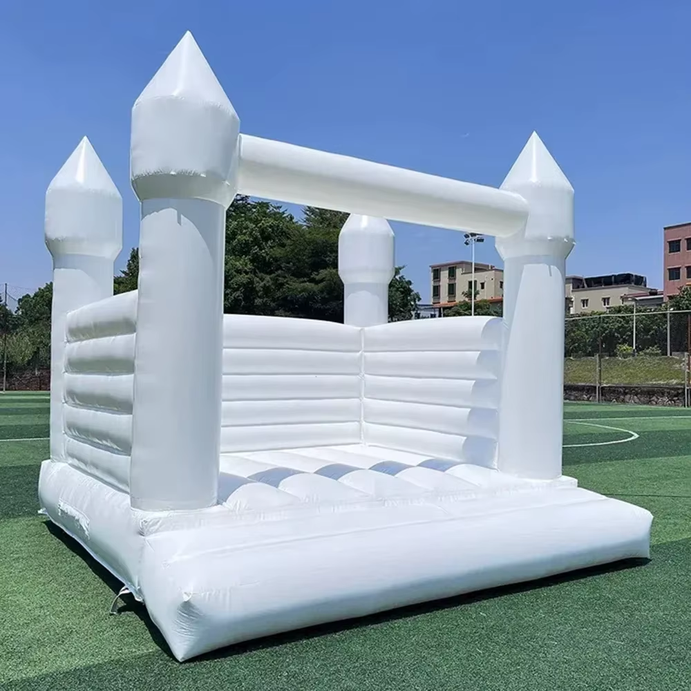 White Inflatable Bounce House  - Kids Outdoor House recension och pris