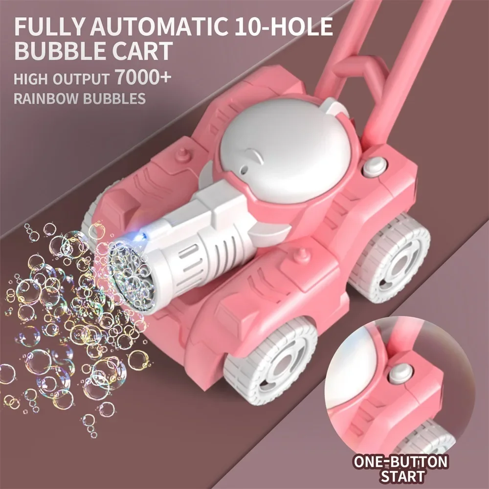 Tank Trolley Automatic Bubble  - Kids Outdoor Lawn Mower recension och pris