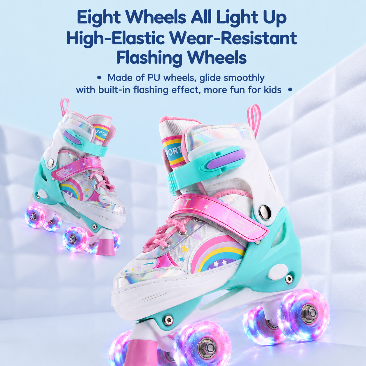 Kids Adjustable Roller Skates  - Kids Outdoor Quad recension och pris