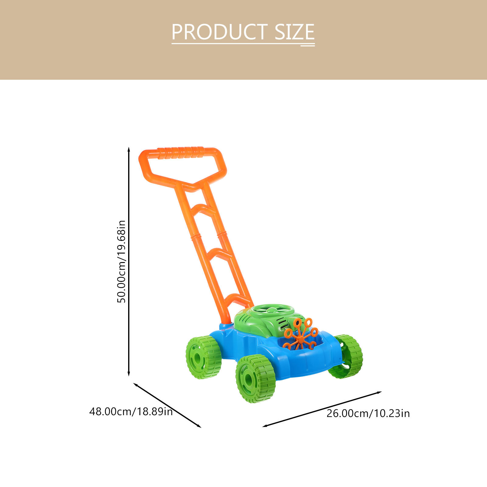 1Pcs Bubble Mower Colorful Pus - Kids Outdoor Lawn Mower recension och pris