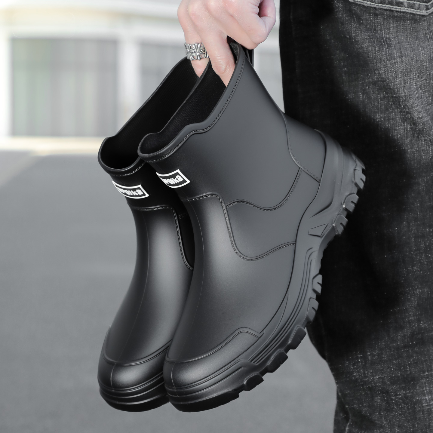 Fashionable new style men's mi - Kids Outdoor Boots recension och pris