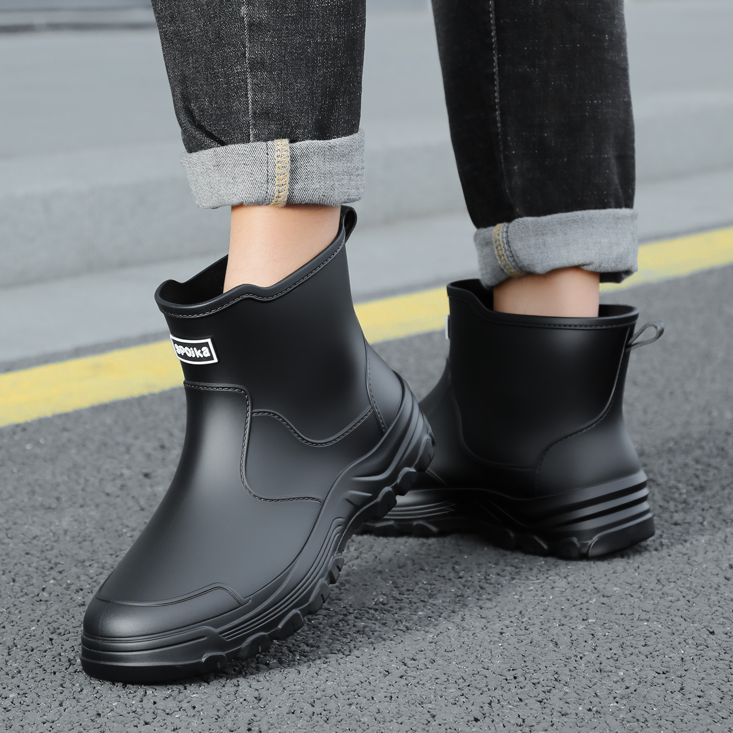 Fashionable new style men's mi - Kids Outdoor Boots recension och pris