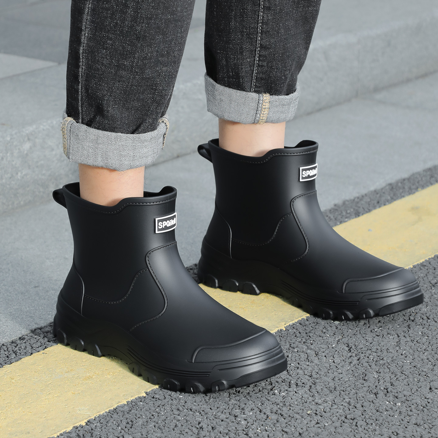 Fashionable new style men's mi - Kids Outdoor Boots recension och pris