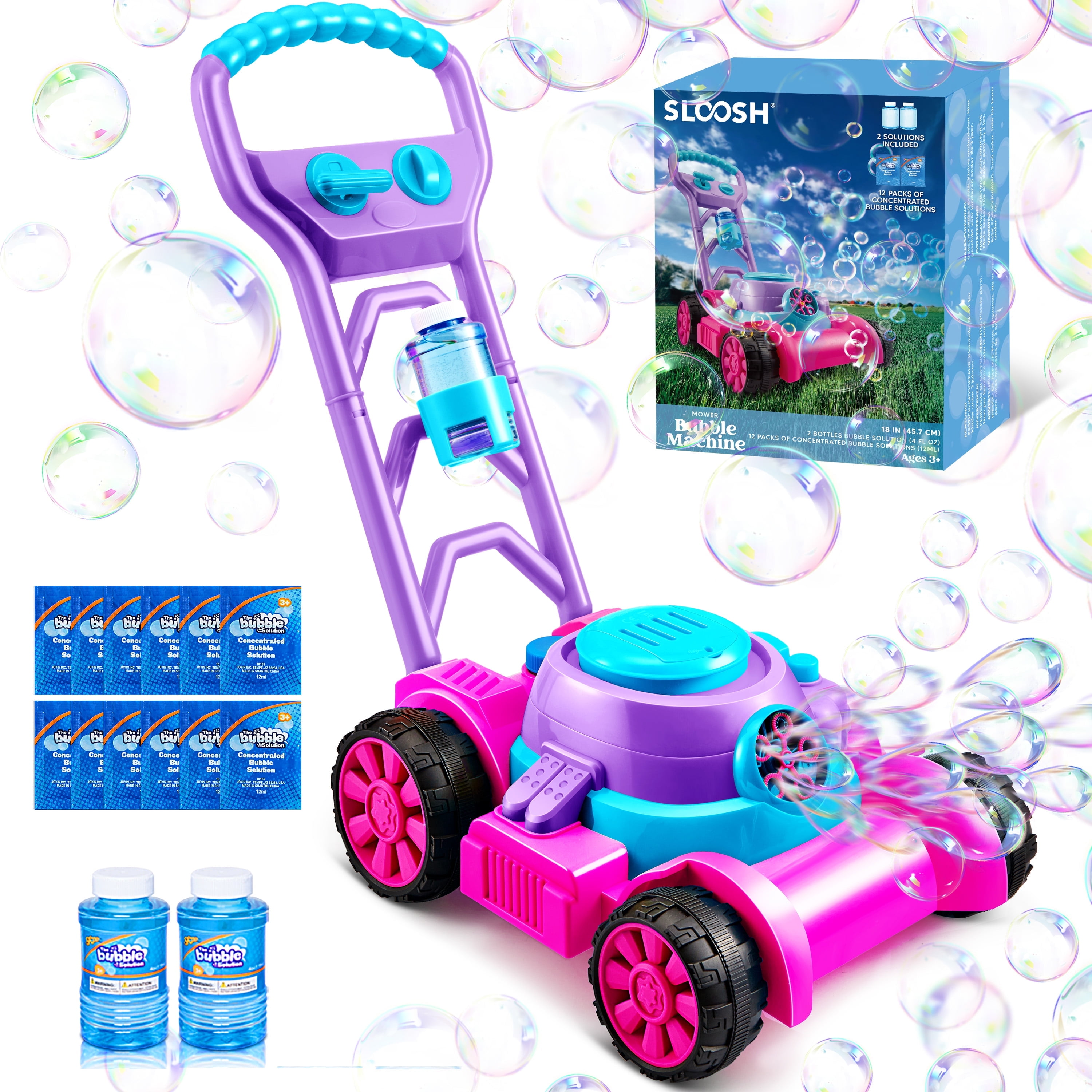 JOYFY Bubble Lawn Mower Bubble - Kids Outdoor Lawn Mower recension och pris
