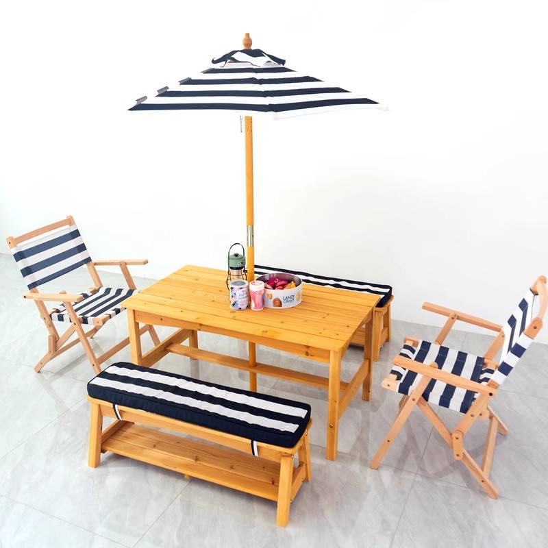 Kids Indoor Outdoor Table & Ch - Kids Outdoor Table And Chairs With Umbrella recension och pris