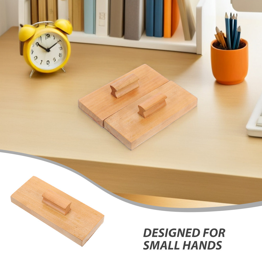 4Pcs Wooden Sandpaper Rhythm B - Kids Outdoor Music recension och pris