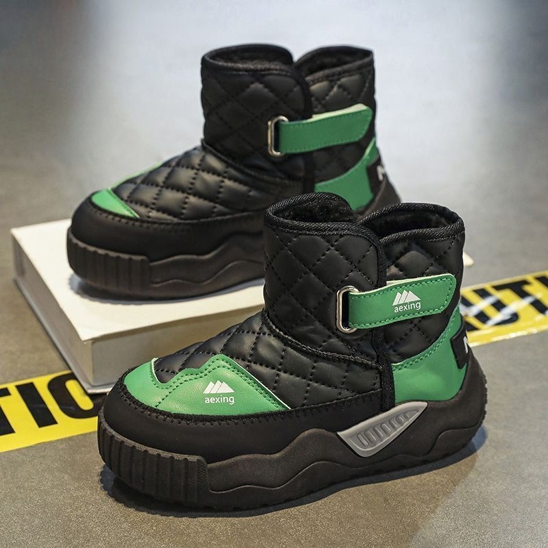 Boys Winter Snow Boots Thick F - Kids Outdoor Boots recension och pris